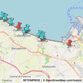 Mappa Via Tenna, 60100 Torrette AN, Italia (2.515)