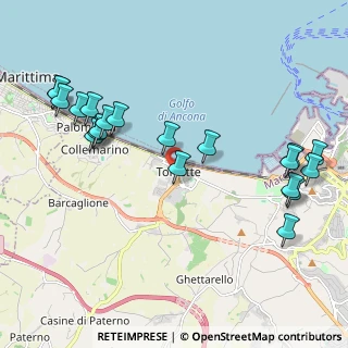 Mappa Via Tenna, 60100 Torrette AN, Italia (2.477)