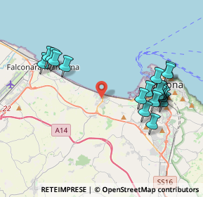 Mappa Via Tenna, 60100 Torrette AN, Italia (4.355)