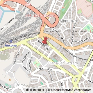 Mappa Via Aldo Fiorini, 19, 60127 Ancona, Ancona (Marche)