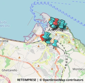 Mappa Via Aldo Fiorini, 60125 Ancona AN, Italia (1.3905)