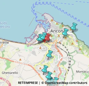 Mappa Via Aldo Fiorini, 60125 Ancona AN, Italia (2.28154)