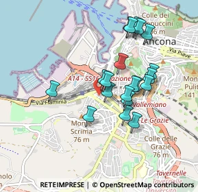 Mappa Via Aldo Fiorini, 60125 Ancona AN, Italia (0.819)