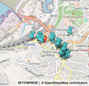 Mappa Via Aldo Fiorini, 60125 Ancona AN, Italia (0.3525)