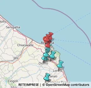 Mappa Via Aldo Fiorini, 60125 Ancona AN, Italia (12.69667)