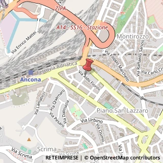 Mappa Via fiorini aldo 58, 60125 Ancona, Ancona (Marche)