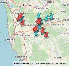 Mappa Via Giovanni Pascoli, 56035 Casciana Terme Lari PI, Italia (10.24)