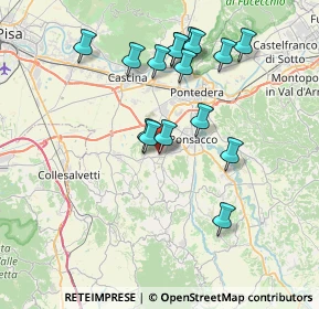 Mappa Via Giovanni Pascoli, 56035 Casciana Terme Lari PI, Italia (7.4)