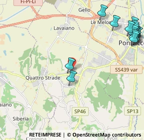 Mappa Via Giovanni Pascoli, 56035 Casciana Terme Lari PI, Italia (3.23438)