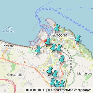 Mappa Viale Giordano Bruno, 60127 Ancona AN, Italia (2.39923)