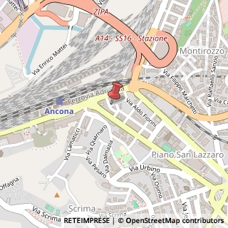 Mappa Piazzale Medaglie D'Oro, 12, 60127 Ancona, Ancona (Marche)