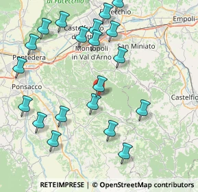 Mappa Via San't Andrea, 56036 Palaia PI, Italia (9.5845)