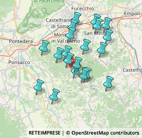 Mappa Via San't Andrea, 56036 Palaia PI, Italia (6.4055)