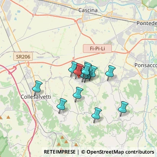 Mappa SP 12 delle Colline per Livorno, 56040 Collesalvetti LI, Italia (2.53154)