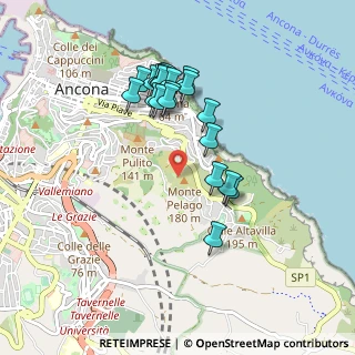 Mappa Strada Vecchia di Pietralacroce, 60124 Ancona AN, Italia (0.855)