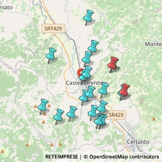 Mappa Viale I Maggio, 50051 Castelfiorentino FI, Italia (3.7925)