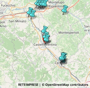 Mappa Via Vittorio Veneto, 50051 Castelfiorentino FI, Italia (9.138)