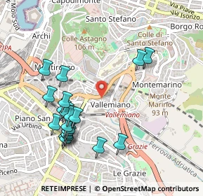 Mappa Via Paolo Bentivoglio, 60125 Ancona AN, Italia (0.5315)