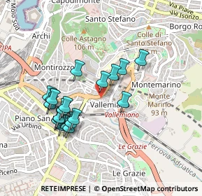 Mappa Via Paolo Bentivoglio, 60125 Ancona AN, Italia (0.4365)