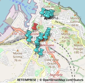 Mappa Via Paolo Bentivoglio, 60125 Ancona AN, Italia (0.67)