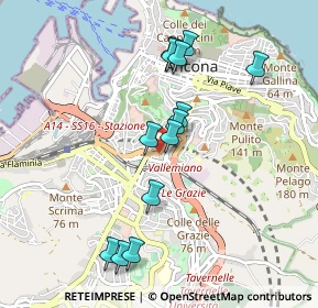 Mappa Via Valle Miano, 60125 Ancona AN, Italia (0.92154)