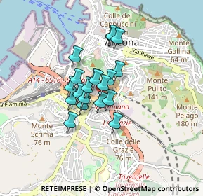 Mappa Via Paolo Bentivoglio, 60125 Ancona AN, Italia (0.552)