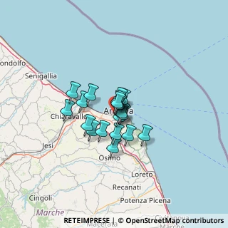 Mappa Via Guglielmo Marconi, 60127 Ancona AN, Italia (7.424)