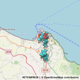 Mappa Via Guglielmo Marconi, 60127 Ancona AN, Italia (2.47083)