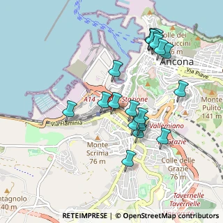 Mappa Via Guglielmo Marconi, 60127 Ancona AN, Italia (0.9955)