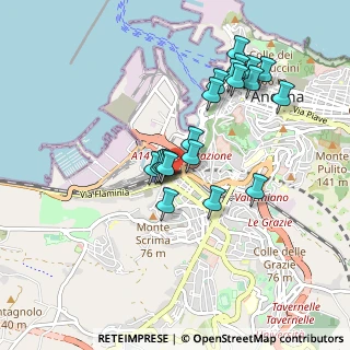 Mappa Via Guglielmo Marconi, 60127 Ancona AN, Italia (0.8445)