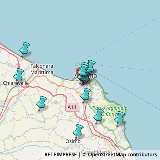 Mappa Via Guglielmo Marconi, 60127 Ancona AN, Italia (5.76188)