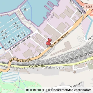 Mappa Via Enrico Mattei, 251, 60125 Ancona, Ancona (Marche)
