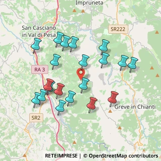 Mappa Strada Villa Belvedere, 50026 San Casciano in Val di pesa FI, Italia (3.914)