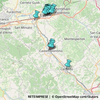 Mappa Via Dante Alighieri, 50051 Castelfiorentino FI, Italia (10.463)