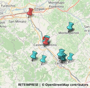 Mappa 4, 50051 Castelfiorentino FI, Italia (6.96167)