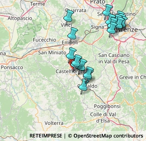 Mappa Via Sacco e Vanzetti, 50051 Castelfiorentino FI, Italia (15.973)