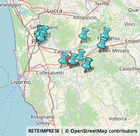 Mappa Via Sereni, 56035 Casciana Terme Lari PI, Italia (13.13733)