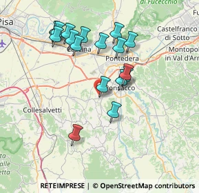 Mappa Via Sereni, 56035 Casciana Terme Lari PI, Italia (7.51667)