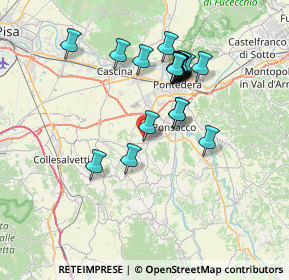 Mappa Via Sereni, 56035 Casciana Terme Lari PI, Italia (6.682)