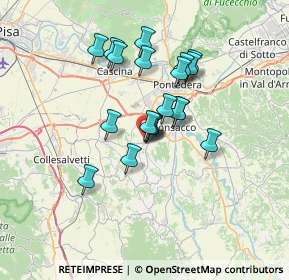 Mappa Via Sereni, 56035 Casciana Terme Lari PI, Italia (5.429)