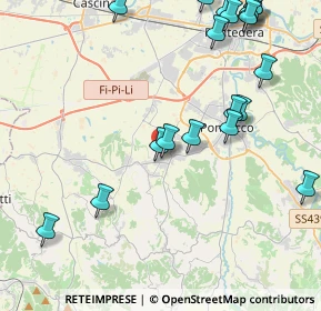 Mappa Via Sereni, 56035 Casciana Terme Lari PI, Italia (5.5055)