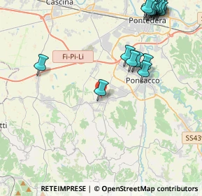 Mappa Via Sereni, 56035 Casciana Terme Lari PI, Italia (5.926)