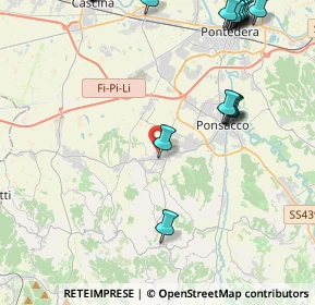 Mappa Via Sereni, 56035 Casciana Terme Lari PI, Italia (6.279)