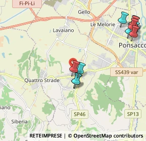 Mappa Via Sereni, 56035 Casciana Terme Lari PI, Italia (2.59364)