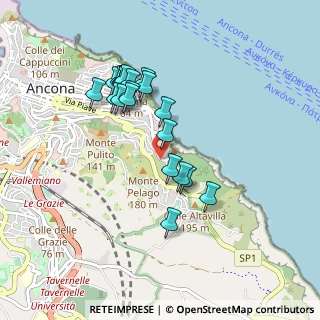 Mappa Via Urbano Salvolini, 60124 Ancona AN, Italia (0.8315)