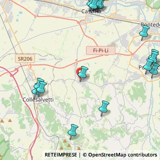 Mappa Via Enrico Fermi, 56040 Crespina Lorenzana PI, Italia (6.823)