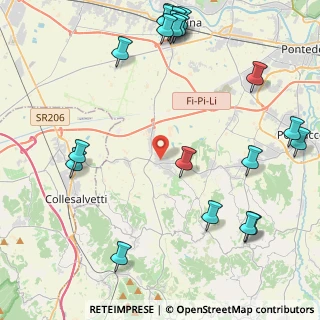 Mappa Via Enrico Fermi, 56040 Crespina Lorenzana PI, Italia (6.0115)