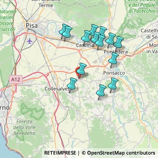 Mappa Via Enrico Fermi, 56040 Crespina Lorenzana PI, Italia (7.5)