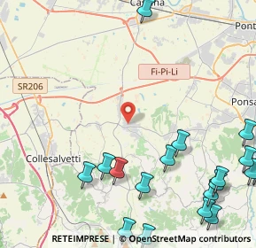 Mappa Via Enrico Fermi, 56040 Crespina Lorenzana PI, Italia (6.787)