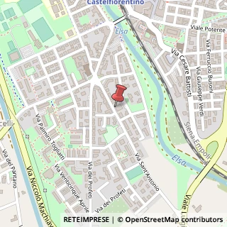 Mappa Via Sant'Antonio, 35, 50051 Castelfiorentino, Firenze (Toscana)